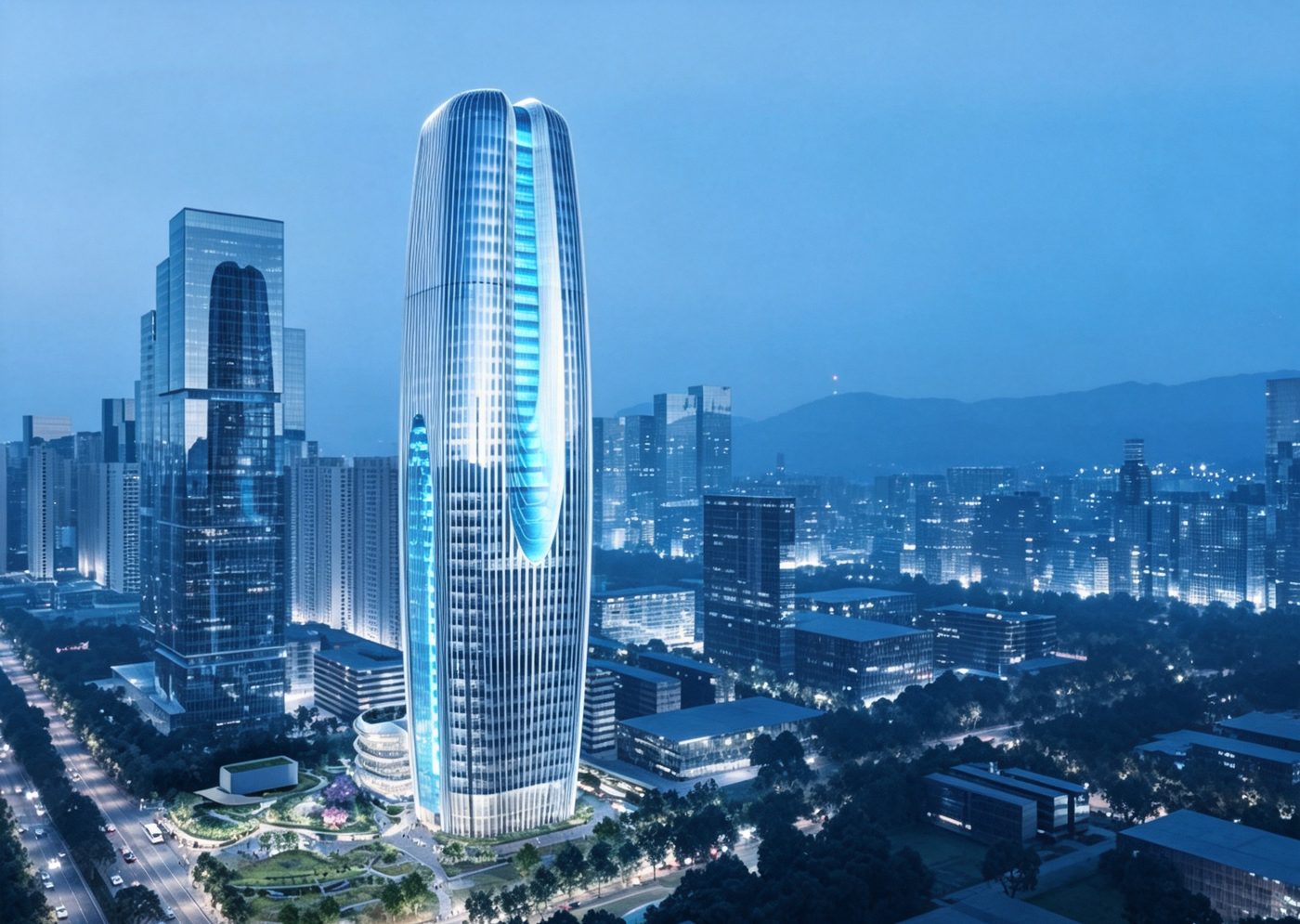 城市建筑效果图